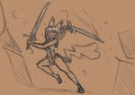 Rating: s
ID: 3751984
Date: 2022-12-15 07:04:43 -0500
Status: active
Score: 8
2022 action_pose anthro black_ear_tips boots bottomwear cleft_tail clothing crop_top dipstick_ears dual_wielding ear_markings fallout:_pca female footwear generation_1_pokemon holding_object holding_weapon mammal melee_weapon motion_lines multicolored_ears nintendo pikachu pokemon pokemon_(species) pokemorph pose post-apocalyptic rodent s-nina shirt shoes sis_(blitzomega) sketch solo suspenders sword tail topwear weapon post #3751984