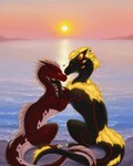 Rating: s
ID: 3366499
Date: 2022-06-01 12:20:19 -0400
Status: active
Score: 11
ambiguous_gender claws day detailed_background dragon duo feathered_dragon feathered_scalie feathers feral heart_(marking) heart_above_head heart_on_body heart_symbol hi_res horn licking licking_another licking_partner markings mythological_creature mythological_scalie mythology outside padjetxharrington paws red_eyes scalie sea shared_heart sky smile sun tail tongue tongue_out water wingless_dragon post #3366499