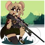 Rating: s
ID: 3688469
Date: 2022-11-13 09:39:59 -0500
Status: active
Score: 26
1:1 2020 a.i.m._(game) absurd_res anthro arm_tuft awm awp big_breasts blood blush bodily_fluids bottomwear breasts buckteeth camo camo_bottomwear camo_clothing camo_print cape clothed clothing digital_media_(artwork) elbow_tuft eyebrow_through_hair eyebrows eyelashes female firewatch fur gloves gun hair handwear hi_res house_mouse l96 leah_pines_(wireless_shiba) looking_at_viewer mammal mouse murid murine olly_moss orange_eyes pattern_bottomwear pattern_clothing pouches ranged_weapon rifle rodent sniper_rifle solo tail teeth translucent translucent_hair tuft weapon wireless_shiba post #3688469