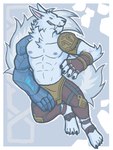 Rating: s
ID: 5458198
Date: 2025-03-26 17:09:41 -0400
Status: active
Score: 13
2019 3:4 4_toes alternate_form anthro armor armored_arm blue_eyes bottomwear brown_bottomwear brown_clothing brown_pants canid canine clothing fangs feet fingerless_gloves full-length_portrait fur gloves grin handwear hi_res league_of_legends looking_at_viewer male mammal muscular neck_tuft nipples pants portrait riot_games smile snarkysardine solo spaulder teeth tencent toes tuft warwick_(lol) white_body white_fur post #5458198