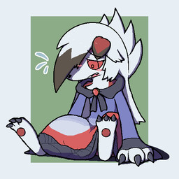 Rating: s
ID: 5669508
Date: 2025-06-26 18:13:02 -0400
Status: active
Score: 3
1:1 2025 3_toes 4_fingers alternate_version_at_source ambiguous_gender anthro biped black_nose bodily_fluids bottomless brown_ear_tips brown_highlights claw_fingers claw_toes clothed clothing colored countershade_face countershade_neck countershade_torso countershading dipstick_ears ear_markings fangs feet fingers flying_sweatdrops generation_7_pokemon hair highlights_(coloring) looking_down_at_self lycanroc multicolored_ears nintendo oagoner open_mouth pawpads paws pokemon pokemon_(species) pupils red_body red_ears red_eyes red_pupils red_sclera screentone shaded shadow simple_background sitting sitting_on_ground solo spread_legs spreading sweat sweatdrop teeth three-quarter_view toes white_body white_countershading white_hair wide_crotch post #5669508