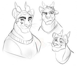 Rating: s
ID: 4777323
Date: 2024-05-11 19:14:32 -0400
Status: active
Score: 3
2022 among_us_eyes anthro clothed clothing cougar eyebrows felid feline ferwanwan hair horn javier_(scraphead) male mammal monochrome multiple_images shirt simple_background sketch sketch_page smile solo topwear whiskers white_background post #4777323