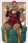 Rating: s
ID: 5273014
Date: 2024-12-28 23:54:06 -0500
Status: active
Score: 24
4_toes 5_fingers absurd_res anthro barefoot bell big_breasts black_clothing black_shirt black_sweater black_topwear bottomwear breasts brown_body christmas clothing domestic_cat eyewear feet felid feline felis female fingers glasses hat headgear headwear heart_symbol hi_res holidays jingle_bell looking_at_viewer mammal markings mole_(marking) multicolored_body neckline ruribec schrodinger's_pantsu shirt skirt slightly_chubby smile solo sweater tail toes tongue tongue_out topwear two_tone_body post #5273014