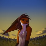 Rating: s
ID: 4271045
Date: 2023-09-03 16:03:19 -0400
Status: active
Score: 14
1:1 absurd_res alderian anthro big_ears breasts brown_hair brown_nose canid canine cheek_tuft chest_tuft clothing cloud countershade_face countershade_torso countershading detailed_background ear_tuft facial_tuft female field fox fur gloves_(marking) green_eyes hair hi_res huge_ears kinipshun looking_at_viewer mammal markings michelle_(kinipshun) open_mouth orange_body orange_fur red_fox shirt sky solo tank_top topwear true_fox tuft watermark post #4271045