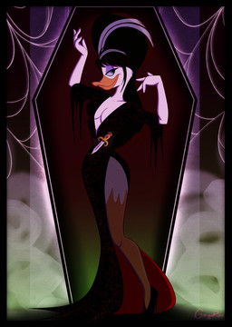 Rating: s
ID: 3136956
Date: 2022-01-22 19:47:55 -0500
Status: active
Score: 35
4_fingers alternative_fashion anatid anseriform anthro avian beehive_(hairstyle) bird black_hair breasts clothing coffin cosplay curvy_figure dagger darkwing_duck disney dress duck ducktales elvira:_mistress_of_the_dark elvira_(mistress_of_the_dark) eyelashes eyeshadow feathers female fingers footwear georgiarose goth green_eyes grey_hair hair half-closed_eyes hi_res high_heels hourglass_figure long_hair makeup melee_weapon morgana_macawber multicolored_hair narrowed_eyes shoes signature smile smoke solo spider_web standing trad_goth two_tone_hair weapon white_body white_feathers wide_hips post #3136956