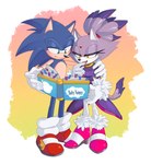 Rating: s
ID: 5456122
Date: 2025-03-25 15:39:55 -0400
Status: active
Score: 26
absurd_res anthro arm_on_shoulder blaze_the_cat book bookmark domestic_cat duo eulipotyphlan felid feline felis female green_eyes half-closed_eyes hedgehog hero hi_res male male/female mammal narrowed_eyes princess reading reading_book royalty sega simple_background sonic_the_hedgehog sonic_the_hedgehog_(series) sstar6dust yellow_eyes post #5456122