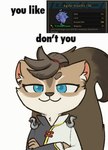Rating: s
ID: 5582435
Date: 2025-05-18 21:39:38 -0400
Status: active
Score: 7
2025 4_fingers ambiguous_gender anthro asian_clothing blue_eyes boy_kisser_(meme) brown_body brown_fur brown_hair brown_nose bust_portrait closed_smile clothing conditional_dnp countershade_fur countershading crossed_arms digital_drawing_(artwork) digital_media_(artwork) east_asian_clothing english_text eyebrow_through_hair eyebrows eyelashes fingers fur gameplay_mechanics gui gunfire_reborn hair half-closed_eyes head_tuft inner_ear_fluff long_tail looking_at_viewer male_(lore) mammal meme momo_(gunfire_reborn) mouth_closed multicolored_body multicolored_fur narrowed_eyes portrait rodent sciurid simple_background smile smiling_at_viewer smug_face solo stats tail tangerine_(artist) text translucent translucent_hair tree_squirrel tuft white_background post #5582435