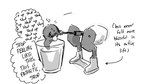Rating: s
ID: 5621719
Date: 2025-06-04 23:51:45 -0400
Status: active
Score: 17
after_transformation ambiguous_gender avian beak bird blush container cup drinking drinking_bird dunking feral greyscale happy inanimate_object inanimate_transformation inner_monologue monochrome secretly_loves_it simple_background solo squinted_eyes thinking thought_bubble transformation water white_background wiprogress post #5621719
