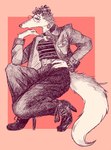 Rating: s
ID: 5592137
Date: 2025-05-23 03:55:04 -0400
Status: pending
Score: 5
absurd_res anthro beaded_bracelet beaded_jewelry beads biped bonnie_guerra boots bottomwear bracelet canid canine canis clothing collar crouching domestic_dog ear_piercing ear_ring eyewear female fluffy fluffy_tail footwear glasses hair hi_res high_heeled_boots high_heels jacket jewelry mammal pants pattern_clothing pattern_shirt pattern_topwear piercing pink_background ring_piercing shirt shoes short_hair simple_background skull_and_crossbones solo striped_clothing striped_shirt striped_topwear stripes tail topwear post #5592137