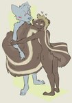 Rating: s
ID: 5604541
Date: 2025-05-28 13:23:36 -0400
Status: active
Score: 33
anthro big_tail blush brown_body brown_fur duo flirting fur green_background heart_symbol lidded_eyes long_tail male male/male mammal mephitid nude_anthro nude_male rear_view simple_background skunk standing tail tail_around_partner tan_background tan_body tan_fur vanilla_(vanillayote) vanillayote post #5604541