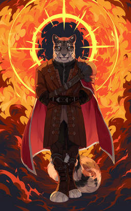 Rating: s
ID: 5650289
Date: 2025-06-18 03:03:50 -0400
Status: active
Score: 5
abstract_background absurd_res anthro blue_eyes brown_clothing brown_coat brown_sclera brown_topwear cape clothed clothing coat corzh77 felid front_view full-length_portrait fur grey_body grey_fur grey_nose hi_res looking_at_viewer male mammal mouth_closed portrait red_cape red_clothing solo standing topwear white_body white_fur post #5650289