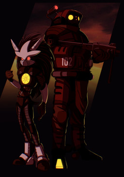 Rating: s
ID: 5559533
Date: 2025-05-09 07:35:10 -0400
Status: active
Score: 3
anthro clothed clothing cringehog cybernetics cyborg digital_media_(artwork) duo e-102_gamma eulipotyphlan footwear fur gloves gun hair handwear hedgehog hi_res humanoid machine male mammal metal_sonic ranged_weapon sega shoes sonic_the_hedgehog_(series) tail weapon post #5559533