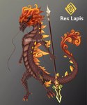 Rating: s
ID: 3573210
Date: 2022-09-18 00:24:57 -0400
Status: active
Score: 17
5:6 anthro archon_(genshin_impact) asian_mythology brown_body claws deity dragon east_asian_mythology eastern_dragon elemental_symbol_(genshin_impact) fangs feral fire flaming_tail genshin_impact geo_symbol hair hi_res horn looking_at_another male melee_weapon mihoyo mythological_creature mythological_scalie mythology nuree_art orange_eyes orange_tail polearm raised_tail red_hair rex_lapis scalie simple_background smile solo spear spikes tail tail_motion tailwag teeth weapon whiskers post #3573210