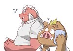 Rating: s
ID: 5546895
Date: 2025-05-03 19:11:54 -0400
Status: active
Score: 1
2025 anthro blush clothing duo hi_res hon55728 humanoid_hands kemono male mammal overweight overweight_male question_mark shirt simple_background suid suine sus_(pig) topwear white_background wild_boar post #5546895