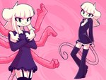 Rating: s
ID: 5322458
Date: 2025-01-21 19:30:44 -0500
Status: active
Score: 298
2025 4:3 absolute_territory abstract_background accessory anthro bangs boots chest_tuft clothed clothing cosplay crossdressing crossed_arms crossover crossover_cosplay dress eyelashes femboy footwear frilly full-length_portrait garter green_eyes hair hi_res high_heeled_boots high_heels legwear looking_at_viewer male mammal multiple_poses murid murine nico_robin one_piece pink_background portrait pose rat rat_tail reggie_(whygena) rodent shoes simple_background smile solo spiral_background tail tentacle_arms tentacles thigh_boots thigh_highs three-quarter_portrait tuft white_hair whygena post #5322458