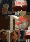 Rating: s
ID: 5538116
Date: 2025-04-29 16:04:46 -0400
Status: active
Score: 9
2024 3_horns 5_fingers a-train_(the_boys) alternate_species anthro belly_poke beverage blonde_hair brown_body brown_hair brown_scales cavemanon_studios ceratopsian clothing comic cosplay crossover crossover_cosplay dialogue digital_drawing_(artwork) digital_media_(artwork) dinosaur duo english_text fingerless_gloves fingers frill_(anatomy) furrification gloves grey_eyes hadrosaurid hair half-coco handwear hi_res homelander_(the_boys) horn male meme milkshake multi_horn multicolored_body multicolored_scales orange_body orange_scales ornithischian ornithopod parasaurolophus poking prehistoric_species red_clothing red_gloves red_handwear reptile scales scalie short_hair snoot_game snout superhero text the_boys_(series) triceratops two_tone_body two_tone_scales white_body white_scales yummers post #5538116
