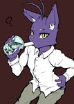 Rating: s
ID: 2886944
Date: 2021-08-19 19:54:08 -0400
Status: active
Score: 45
2021 anthro beverage clothing domestic_cat felid feline felis femboy hi_res inquisitive kori-nio male mammal morenatsu shin_(morenatsu) shirt sipping solo topwear post #2886944