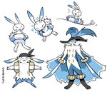 Rating: s
ID: 5115947
Date: 2024-10-15 01:24:39 -0400
Status: active
Score: 51
2024 2024_pokemon_gigaleak 3_fingers 3_toes ambiguous_gender anthro beta_pokemon_(species) beta_pokemon_games black_headkerchief black_kerchief blue_body blue_fur clothing english_description eyes_closed feet fingers flyingrotten fur group headgear headkerchief headwear kerchief lagomorph mammal musketeer nintendo open_mouth pokemon serious simple_background toes trio upper_teeth warabbit white_background white_body white_fur post #5115947