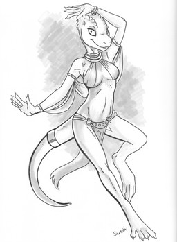 Rating: s
ID: 5693016
Date: 2025-07-07 20:09:19 -0400
Status: active
Score: 4
5_fingers anthro bottomwear bracelet breasts caribou_(artist) clothed clothing collar dancer_outfit dancing digital_media_(artwork) female fingers jewelry kobold lizard lizard_tail loincloth looking_at_viewer medium_breasts navel non-mammal_breasts non-mammal_navel reptile scalie shannon_(bahumot) simple_background smile solo tail post #5693016