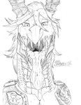Rating: s
ID: 3916779
Date: 2023-03-08 14:50:16 -0500
Status: active
Score: 4
2018 anthro armor bodily_fluids bust_portrait dragon drooling duel_monster fangs fur_hire hair half-closed_eyes hi_res horn looking_at_viewer male marcushunter monster mythological_creature mythological_scalie mythology narrowed_eyes open_mouth portrait rafale_champion_fur_hire saliva saliva_on_tongue saliva_string scales scalie signature solo teeth tongue tongue_out yu-gi-oh! post #3916779