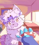Rating: s
ID: 5601761
Date: 2025-05-27 06:11:09 -0400
Status: active
Score: 7
4_fingers accessory anthro bin_tuc biped collar duo felid fingers fur headband hi_res looking_at_viewer male mammal microsoft minecraft mojang orange_eyes pantherine purple_body purple_fur red_collar snow_leopard solo_focus spiked_collar spikes xbox_game_studios post #5601761