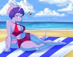 Rating: s
ID: 4453625
Date: 2023-12-04 21:30:58 -0500
Status: active
Score: 16
3_horns anthro arm_support backward_arm_support beach_blanket bikini bone_frill bottomwear breasts cavemanon_studios ceratopsian cleavage cleavage_cutout clothed clothing cloud colored curvy_figure cutout detailed_background dinosaur facial_horn feet female frill_(anatomy) frown goodbye_volcano_high hair horn hotpants humanoid_feet looking_at_viewer looking_sideways multi_horn navel nose_horn ornithischian plantigrade prehistoric_species purple_body purple_eyes purple_hair purple_scales red_bikini red_clothing red_swimwear reptile sand scales scalie sea shaded shorts sitting snoot_game solo spiked_frill sports_bikini swimwear triceratops trish_(gvh) two-piece_swimsuit unknown_artist water wide_hips post #4453625