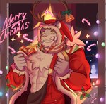 Rating: s
ID: 5276123
Date: 2024-12-30 14:55:39 -0500
Status: active
Score: 9
2024 absurd_res anthro antlers body_hair chest_hair christmas_decorations christmas_lights clothed clothing colored cygames felid fingers hi_res horn humanoid_hands male mammal muscular muscular_anthro muscular_male nimbus_(world_flipper) pantherine pink_nose santa_coat signature solo string_lights tiger waff_hiroshi world_flipper post #5276123