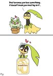 Rating: s
ID: 4928513
Date: 2024-07-19 04:25:39 -0400
Status: active
Score: 67
2024 ambiguous_gender bayleef behaving_like_a_cat blush blush_lines cheek_tuft comic container cookie cookie_jar dialogue duo english_text facial_markings facial_tuft fakemon feral food forehead_markings fuf generation_2_pokemon generation_9_pokemon green_body head_markings heart_symbol hi_res humor if_it_fits_i_sits_(meme) jar looking_at_another looking_at_viewer markings meme mouth_hold nicobay nintendo pokemon pokemon_(species) quadruped simple_background sitting_in_box solo sprigatito star_(marking) text tuft white_background post #4928513