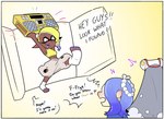 Rating: s
ID: 3628084
Date: 2022-10-15 05:04:32 -0400
Status: active
Score: 35
accessory animal_humanoid anthro big_man_(splatoon) blonde_hair blue_hair boombox bottomwear cephalopod cephalopod_humanoid clothed clothing dark_body dark_skin deep_cut_(splatoon) dialogue digital_media_(artwork) easybee english_text facial_markings female fish footwear frye_(splatoon) gold_boombox_(prevence) grey_body grey_bottomwear grey_clothing grey_pants group hair hair_accessory head_markings hi_res holding_boombox holding_object humanoid humanoid_pointy_ears inkling male manta_ray marine marine_humanoid markings mollusk mollusk_humanoid multicolored_hair nintendo open_mouth pants pointy_ears pseudo_hair purple_hair ray_(fish) shiver_(splatoon) simple_background socks speech_bubble splatoon stingray tan_body tan_skin tentacle_hair tentacles text topwear trio two_tone_hair white_background white_body white_clothing white_footwear white_socks yellow_background yellow_clothing yellow_eyes yellow_topwear post #3628084
