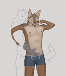 Rating: s
ID: 5185689
Date: 2024-11-16 12:20:36 -0500
Status: active
Score: 94
alexyz_kun anthro arches_(game) bear belly belly_grab belly_overhang belly_pinch belly_play blue_boxer_briefs blue_clothing blue_underwear boxer_briefs boxer_briefs_only brown_bear brush bulge cameron_wilson canid canine canis chest_tuft chubby_face clothed clothing collarbone coyote cuddling devon_ortega duo echo_(series) echo_project eyebrows eyes_closed fur grabbing_from_behind grey_background grey_body grey_fur head_tuft hi_res looking_down looking_down_at_stomach male male/male mammal multicolored_body multicolored_fur navel neck_tuft nipples romantic romantic_couple shirtless shirtless_anthro shirtless_male simple_background slightly_chubby slightly_chubby_anthro slightly_chubby_male tail tan_body tan_fur toothbrush topless tuft underwear underwear_only unfinished ursine weight_difference weight_teasing post #5185689