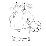 Rating: s
ID: 5384739
Date: 2025-02-19 22:39:16 -0500
Status: active
Score: 2
1:1 angry anthro belly bottomwear clothing collared_shirt dialogue eyewear feet felid fur glasses hand_in_pocket hate male mammal monochrome morgan_(sillysigma) pandottermon pantherine pants pockets shirt simple_background solo speciesism speech_bubble striped_body striped_fur stripes tiger topwear whiskers post #5384739