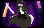 Rating: s
ID: 5632291
Date: 2025-06-10 02:04:03 -0400
Status: pending
Score: 4
anthro arcade_carpet bottomwear clothed clothing cyberpunk cyberpunk_clothes eyewear glasses graedius_(artist) hair jumping katana laser_sword long_hair lucas_(graedius) male mammal melee_weapon mephitid open_clothing open_shirt open_topwear shirt shorts skunk solo sword topwear weapon post #5632291