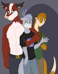 Rating: s
ID: 5478445
Date: 2025-04-02 22:09:30 -0400
Status: active
Score: 3
4_fingers abs avian bird blue_body blue_feathers boa_(snake) boa_constrictor boinae bottomwear bovid bovine canid canine cattle clothing denim denim_bottomwear denim_clothing emilio_(tabbiewolf) feathers fingers fletcher_(tabbiewolf) fox fur galliform group hand_on_shoulder horn hybrid jeans male mammal mephitid montgomery_(tabbiewolf) orange_body orange_fur pants peafowl phasianid red_body red_fur reptile rodent scalie sciurid skunk snake tabbiewolf tree_squirrel trio post #5478445