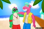 Rating: s
ID: 4794408
Date: 2024-05-19 20:27:11 -0400
Status: active
Score: 3
3:2 absurd_res anthro blue_clothing blurred_background brawl_stars buzz_(brawl_stars) clothing dinosaur doug_(brawl_stars) duo eyewear flute green_body green_skin hi_res life_jacket male male/male mkaiast muscular musical_instrument palm_tree pink_body pink_skin plant prehistoric_species red_clothing reptile scalie sunglasses supercell_(company) swimming_trunks swimwear tree visor water wind_instrument woodwind_instrument yellow_clothing post #4794408