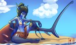 Rating: s
ID: 5444366
Date: 2025-03-19 19:56:02 -0400
Status: active
Score: 7
anthro beach bikini bikini_top biped blonde_hair blue_body braided_hair breasts brown_hair butt clothed clothed_anthro clothed_female clothing colored female female_anthro fish freckled_butt freckled_face freckled_shoulders freckles green_eyes hair hi_res mackerel_shark marine missing_leg multicolored_hair non-mammal_breasts outside prosthetic prosthetic_leg prosthetic_limb raunchyhaunches sarong shark shark_tail sitting small_breasts solo surf surfboard swimwear thresher_shark two-piece_swimsuit post #5444366