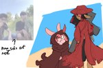 Rating: s
ID: 5538622
Date: 2025-04-29 22:23:04 -0400
Status: active
Score: 1
anthro baphomet_(tiredlycrooked) blursed_image bovid caprine clothing desert duo eyewear fedora glasses goat hat headgear headwear hi_res horn lagomorph leporid male male/male mammal rabbit sky skyscape tiredlycrooked torn_clothing post #5538622
