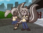 Rating: s
ID: 4990570
Date: 2024-08-16 20:36:41 -0400
Status: active
Score: 36
2024 accessory anthro backpack black_body black_clothing black_ears black_footwear black_fur black_shoes black_tail blue_bottomwear blue_clothing blue_pants blue_skirt bottomwear building charliepops clothing cloud day digital_media_(artwork) duo ear_piercing eyes_closed female footwear fur grey_body grey_fur grey_hair grey_tail hair hair_accessory hairband hi_res looking_at_another male mammal mephitid multicolored_body multicolored_fur pants piercing pink_eyes pink_hairband ponytail purple_eyes raised_leg school school_uniform scotty_kat shirt shoes skirt skunk skunk_tail smile standing t-shirt tail teeth tongue topwear two_tone_body two_tone_fur two_tone_tail uniform yellow_clothing yellow_shirt yellow_t-shirt yellow_topwear young young_anthro young_female young_male post #4990570