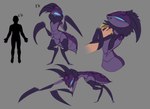 Rating: s
ID: 3342738
Date: 2022-05-19 13:58:38 -0400
Status: active
Score: 51
absurd_res all_fours arthropod arthropod_abdomen baebot blue_sclera blush blush_lines claws digital_media_(artwork) duo elderbug_(species) female full-length_portrait hi_res human insect lumid_(baebot) mammal mane markings model_sheet petting portrait purple_body solo_focus standing post #3342738
