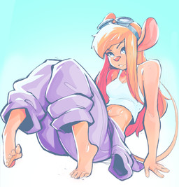 2017 5_fingers 5_toes barefoot big_ears blonde_hair blue_background blue_eyes breasts chip_'n_dale_rescue_rangers clothed clothing disney eyewear eymbee female fully_clothed fur gadget_hackwrench goggles gradient_background hair hi_res leaning leaning_back light_skin long_hair long_tail mammal midriff mouse navel pink_nose rodent side_view simple_background sitting small_breasts smile solo tan_fur toes
Rating: Safe
Score: 14
User: AbiCordo
Date: May 24, 2018 2017 5_fingers 5_toes barefoot big_ears blonde_hair blue_background blue_eyes breasts chip_'n_dale_rescue_rangers clothed clothing disney eyewear eymbee female fully_clothed fur gadget_hackwrench goggles gradient_background hair hi_res leaning leaning_back light_skin long_hair long_tail mammal midriff mouse navel pink_nose rodent side_view simple_background sitting small_breasts smile solo tan_fur toes
Rating: Safe
Score: 14
User: AbiCordo
Date: May 24, 2018