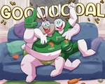 Rating: s
ID: 4308868
Date: 2023-09-23 12:30:58 -0400
Status: active
Score: 29
2023 5:4 ace_cottontail anthro arm_hair belly big_belly blue_eyes body_hair bottomwear clothing duo earl_cottontail father_(lore) father_and_child_(lore) father_and_son_(lore) furniture hi_res hug lagomorph leothelionel leporid male mammal mature_male overweight overweight_male parent_(lore) parent_and_child_(lore) parent_and_son_(lore) rabbit shirt shorts sitting sofa son_(lore) text the_human_heart_(game) topwear white_body post #4308868