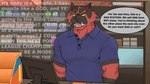 Rating: s
ID: 5612310
Date: 2025-05-31 19:27:01 -0400
Status: active
Score: 25
16:9 2025 annoyed anthro big_muscles casssenpaii clothed clothing cross-popping_vein dialogue electronics employee english_text eyebrows frown fur gas_station generation_7_pokemon hi_res humor incineroar inside male monitor muscular muscular_anthro muscular_male nintendo pokemon pokemon_(species) regret shirt solo standing store teeth text thoughts topwear tuft vein widescreen post #5612310