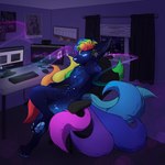 Rating: s
ID: 5507276
Date: 2025-04-16 04:00:36 -0400
Status: active
Score: 6
1:1 anthro blinds computer computer_mouse electronics hi_res inside jellyace keyboard male monitor multi_tail mysticsolstice_(character) poster rainbow_pattern solo tail window post #5507276