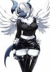 Rating: s
ID: 5548217
Date: 2025-05-04 10:51:27 -0400
Status: active
Score: 13
2025 anthro bottomwear breasts clothing eyebrows eyelashes feathered_wings feathers female fur generation_6_pokemon hair hand_behind_back hand_on_hip hi_res horn legwear looking_at_viewer maimoonrabbit mega_absol mega_evolution navel nintendo one_eye_obstructed pokemon pokemon_(species) red_eyes signature simple_background skirt solo tail white_body white_feathers white_fur white_hair wings post #5548217