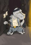 Rating: s
ID: 4888948
Date: 2024-06-30 19:41:13 -0400
Status: active
Score: 3
absurd_res anthro aptertheraptor back_alley clothing dinosaur dromaeosaurid full-length_portrait grunt hi_res jacket leather leather_clothing leather_jacket leather_topwear madness_combat male portrait prehistoric_species reptile scalie solo theropod topwear velociraptor warm_colors warm_lighting post #4888948