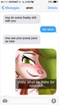 Rating: s
ID: 3784781
Date: 2023-01-01 03:05:54 -0500
Status: active
Score: 98
2022 anthro blush clothed clothing digital_media_(artwork) dunewulff english_text female generation_4_pokemon grace_mustang green_eyes hair legendary_pokemon looking_at_viewer mammal nintendo offscreen_character open_mouth pokemon pokemon_(species) pokemorph profanity shaymin simple_background sky_forme_shaymin solo text text_message post #3784781