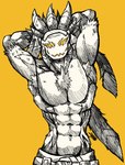 Rating: s
ID: 5586151
Date: 2025-05-20 14:14:54 -0400
Status: active
Score: 11
abs absurd_res anthro chest_tuft clothed clothing cybernetics cyborg fur hairy_armpits hands_behind_head hatching_(art) head_tuft hi_res jwbash looking_at_viewer machine male male_anthro markings muscular muscular_anthro muscular_male pecs pose protogen robot_anthro shaded sketch smile smirk solo tail tail_tuft topless tuft post #5586151