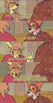 Rating: s
ID: 5542342
Date: 2025-05-01 17:41:33 -0400
Status: active
Score: 59
1970s_theme 5_panel_comic anthro booth breaking_bad canid canine canis clothing comic confusion dialogue diner domestic_dog duo ear_piercing ear_ring eyewear hi_res humor jewelry male mammal necklace okay pentagram_necklace piercing pink_clothing pink_shirt pink_t-shirt pink_topwear restaurant ring_piercing shirt sitting sunglasses t-shirt text topwear tuvvin post #5542342