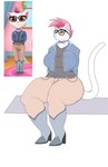 Rating: s
ID: 4048271
Date: 2023-05-12 17:09:30 -0400
Status: active
Score: 18
anthro belt big_breasts big_butt boots breasts butt clothed clothing eyewear felid feline female flat_colors footwear glasses hi_res high_heeled_boots high_heels jacket looking_at_viewer mammal mohawk my_talking_angela photolol.03 shoes solo talking_angela talking_tom_and_friends thick_thighs topwear wide_hips post #4048271