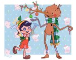 Rating: s
ID: 4539687
Date: 2024-01-16 15:50:01 -0500
Status: active
Score: 14
5:4 animate_inanimate biped candy candy_cane cc-by-nc-nd christmas clothed clothing creative_commons dessert disney disney's_pinocchio duo fingers food guillermo_del_toro's_pinocchio hair holidays humanoid living_puppet male not_furry open_mouth open_smile pinocchio pinocchio_(character) princessmisery scarf smile young young_humanoid young_male post #4539687