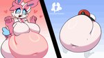 Rating: s
ID: 5575013
Date: 2025-05-15 19:31:48 -0400
Status: active
Score: 167
16:9 2025 animated anthro belly belly_lift big_belly big_breasts breasts cheek_tuft disembodied_hand eeveelution facial_tuft female generation_6_pokemon ghost_hand hand_on_belly heart_eyes heart_symbol hi_res huge_belly huge_breasts hyper hyper_belly lhacedor looking_down navel nintendo obese obese_anthro obese_female overweight overweight_anthro overweight_female p.r.o._pokeball patreon pink_body pokemon pokemon_(species) portal ribbons short_playtime smile solo sylveon thick_thighs tuft wide_hips widescreen post #5575013